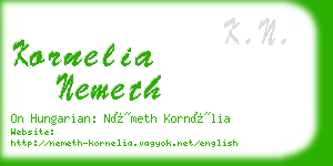 kornelia nemeth business card